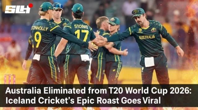 Australia Eliminated from T20 World Cup 2026: Iceland Cricket’s Epic Roast Goes Viral