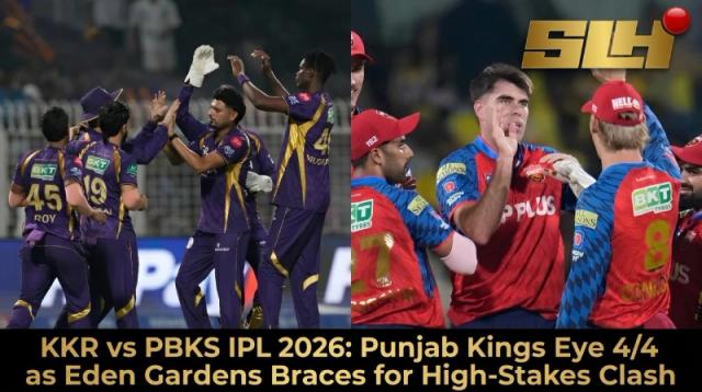 KKR vs PBKS IPL 2026: Punjab Kings Eye 4/4 as Eden Gardens Braces for High-Stakes Clash