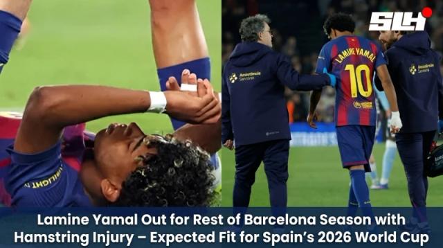 Lamine Yamal Out for Rest of Barcelona Season with Hamstring Injury – Expected Fit for Spain’s 2026 World Cup